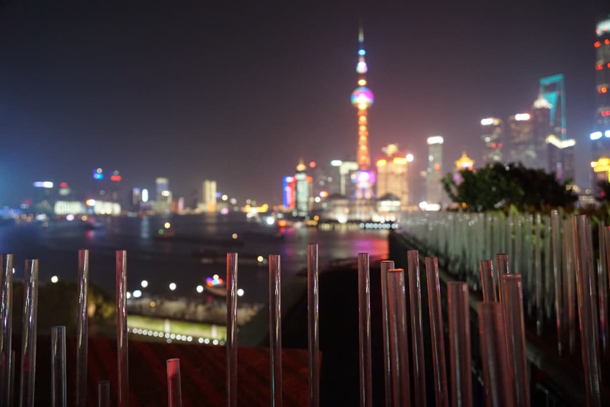Shanghai skyline for a business add-on trip